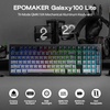 image:imageEPOMAKER Galaxy100 Lite QMKVIA Gaming Keyboard with 8000mAh Battery and NumpadCrystal Tactile Silent Mechanical Keyboard Switches Set