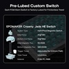 image:imageEPOMAKER HE75 V2 TMR Hall Effect Gaming Keyboard wChangeable Knob  Rapid Triggering 8K Polling 001mm Adjustable Actuation Hybrid HotSwap Creamy amp Thocky 24GhzBT for MacWIN BlackWhite