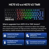 image:imageEPOMAKER HE75 V2 TMR Hall Effect Gaming Keyboard wChangeable Knob  Rapid Triggering 8K Polling 001mm Adjustable Actuation Hybrid HotSwap Creamy amp Thocky 24GhzBT for MacWIN BlackBlack