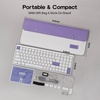 image:imageEPOMAKER Luma100 Low Profile Aluminum Mechanical Keyboard VIA Programmable  RGB Backlit HotSwappable WinMacLinux Compatible Wireless Portable Office Keyboard with Mac Modifier Keycaps