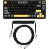 image:imageEPOMAKER X Aula EA75 MAX Wireless Gaming Keyboard with Screen amp KnobMix 18m Coiled Keyboard Cable USB C to USB A TPU Cable for Mechanical Gaming Keyboard