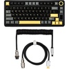 image:imageEPOMAKER X Aula EA75 MAX Wireless Gaming Keyboard with Screen amp KnobPuff Aviator Coiled USB Cable