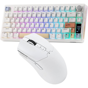 image:imageEPOMAKER TH80 V2 PRO Wireless Gaming Keyboard with ScreenampKnobClick Gaming Mouse Wireless 24GhzBTTypeC