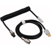 image:imageEPOMAKER Galaxy100 QMKVIA Wireless Gaming KeyboardPuff Aviator Coiled USB Cable Type C Detachable Mechanical Gaming Keyboard Cable for WinMacGamers