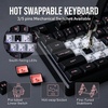 image:imageEPOMAKER Galaxy100 QMKVIA Wireless Gaming KeyboardPuff Aviator Coiled USB Cable Type C Detachable Mechanical Gaming Keyboard Cable for WinMacGamers
