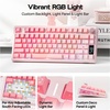 image:imageEPOMAKER TH80 V2 PRO Wireless Gaming Keyboard with ScreenampKnob 10000mAhNEX Lite Wireless Gaming Mouse wScreens amp RGB Charging Dock