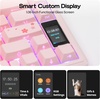 image:imageEPOMAKER TH80 V2 PRO Wireless Gaming Keyboard with ScreenampKnob 10000mAhNEX Lite Wireless Gaming Mouse wScreens amp RGB Charging Dock