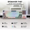 image:imageEPOMAKER TH87 Wireless Mechanical Keyboard with 10000mAh BatteryNEX Lite Wireless Gaming Mouse wScreens amp RGB Charging Dock