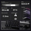 image:imageEPOMAKER WIN68 HE Magnetic KeyboardEK21 VIA Gasket Number Pad with 1000mAh Battery