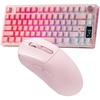 image:imageEPOMAKER TH80 V2 PRO Wireless Gaming Keyboard with ScreenampKnob 10000mAhNEX Lite Wireless Gaming Mouse wScreens amp RGB Charging Dock