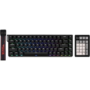 image:imageEPOMAKER WIN68 HE Magnetic KeyboardEK21 VIA Gasket Number Pad with 1000mAh Battery