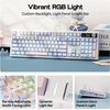 image:imageEPOMAKER TH108 V2 PRO Full Size Mechanical Keyboard with ScreenampKnobNEX Lite Wireless Gaming Mouse wScreens amp RGB Charging Dock