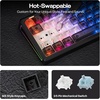 image:imageEPOMAKER TH65 Wireless Mechanical Gaming Keyboard with Knob amp 8000mAh  Adjustable Kickstand for Comfort Typing 65 BT24GHzUSBC HotSwap CreamyampThocky Gasket Retro White Creamy JadeBlack