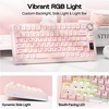 image:imageEPOMAKER X Aula EA75 MAX Wireless Gaming Keyboard with Screen amp KnobNEX Lite Wireless Gaming Mouse wScreens amp RGB Charging Dock