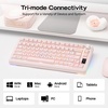 image:imageEPOMAKER X Aula EA75 MAX Wireless Gaming Keyboard with Screen amp KnobNEX Lite Wireless Gaming Mouse wScreens amp RGB Charging Dock