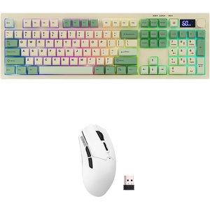 image:imageEPOMAKER Aula S102 PRO Membrane Gaming Keyboard wTFT Screen amp Volume KnobClick Lite Wireless Gaming Mouse