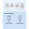 image:imageEPOMAKER Lilac Silent Tactile Switches 100PCS for HotSwap Keyboards  Factory PreLubed Smooth Tactile Bump 100PCS for 6098 boards Reduced Clatter Ideal for Office Gaming amp DormWhisper