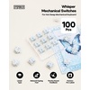image:imageEPOMAKER Lilac Silent Tactile Switches 100PCS for HotSwap Keyboards  Factory PreLubed Smooth Tactile Bump 100PCS for 6098 boards Reduced Clatter Ideal for Office Gaming amp DormWhisper