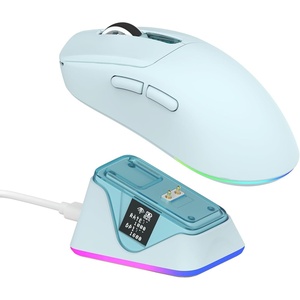image:imageEPOMAKER NEX Lite Wireless Gaming Mouse wScreens amp RGB Charging DockBlue