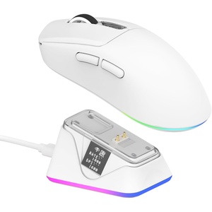 image:imageEPOMAKER NEX Lite Wireless Gaming Mouse wScreens amp RGB Charging DockWhite