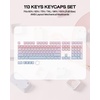 image:imageEPOMAKER JellyPaw Keycaps Set 128Key Cute Cat Keycaps for Gaming KeyboardNebula