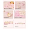image:imageEPOMAKER JellyPaw Keycaps Set 128Key Cute Cat Keycaps for Gaming KeyboardPink Yellow
