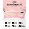 image:imageEPOMAKER JellyPaw Keycaps Set 128Key Cute Cat Keycaps for Gaming KeyboardPink Yellow
