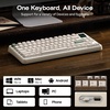 image:imageEPOMAKER RT75 Wireless Mechanical Keyboard with 154 HotSwap ScreenCreamy Jade