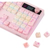 image:imageEPOMAKER JellyPaw Keycaps Set 128Key Cute Cat Keycaps for Gaming KeyboardPink Yellow