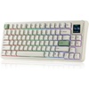 image:imageEPOMAKER RT75 Wireless Mechanical Keyboard with 154 HotSwap ScreenCreamy Jade