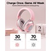 image:imageEPOMAKER GX1 Wireless Gaming Headset for PS4PS5Switch 70HrPink