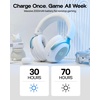 image:imageEPOMAKER GX1 Wireless Gaming Headset for PS4PS5Switch 70HrWhite